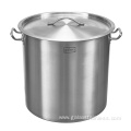 SS304 Stainless steel stock pot with induction bottom